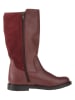 lamino Leder-Stiefel in Rot