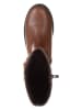 lamino Leder-Stiefel in Hellbraun