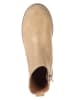 lamino Leren chelseaboots goudkleurig