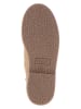 lamino Leren chelseaboots goudkleurig