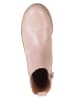 lamino Leder-Chelsea-Boots in Rosa