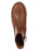 lamino Leder-Chelsea-Boots in Hellbraun