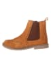 lamino Leren chelseaboots lichtbruin