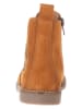 lamino Leder-Chelsea-Boots in Hellbraun
