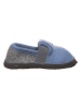 lamino Hausschuhe "Bobby" in Blau/ Grau