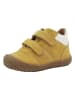lamino Leren sneakers geel