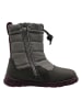 lamino Barefootwinterboots lichtgrijs/paars