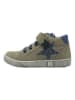 lamino Leren sneakers taupe