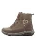 lamino Leder-Boots in Altrosa