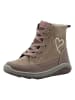 lamino Leren boots oudroze