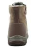 lamino Leder-Boots in Altrosa