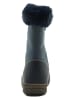 lamino Leren boots donkerblauw