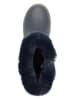 lamino Leren boots donkerblauw