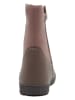 lamino Leder-Boots in Mauve