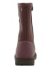 lamino Leder-Boots in Lila