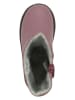 lamino Leder-Boots in Lila