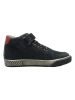 lamino Leren sneakers donkerblauw