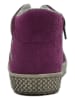 lamino Leren sneakers paars
