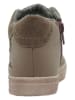 lamino Skórzane sneakersy w kolorze khaki