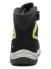 lamino Leder-Winterboots in Schwarz
