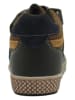 lamino Leder-Sneakers in Gelb/ Schwarz