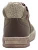 lamino Leder-Sneakers in Khaki