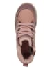 lamino Leren sneakers lichtroze