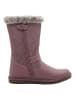 lamino Leder-Boots in Lila