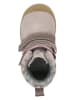 lamino Leder-Boots in Lila/ Grau