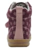 lamino Leder-Boots in Lila