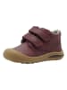 lamino Leren sneakers rood