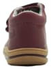 lamino Leren sneakers rood