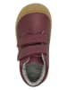 lamino Leren sneakers rood