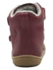 lamino Leder-Boots in Lila
