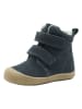 lamino Leder-Boots in Dunkelblau