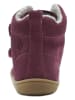 lamino Leder-Boots in Lila