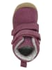lamino Leder-Boots in Lila