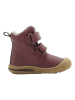 lamino Leder-Boots in Rot