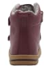 lamino Leder-Boots in Rot