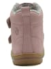 lamino Leren boots lichtroze