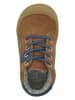 lamino Leren sneakers lichtbruin