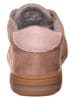 lamino Leder-Sneakers in Altrosa