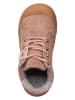 lamino Leder-Sneakers in Altrosa