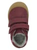 lamino Leren sneakers rood