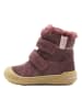 lamino Leder-Boots in Lila