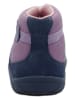 lamino Leder-Barfußschuhe in Rosa/ Blau