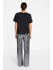 Rich & Royal Hose in Silber/ Schwarz