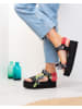 Bellucci Haksandalen zwart/rood/groen