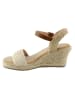 Bellucci Sleehaksandalen wit/bruin