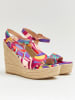 Bellucci Sleehaksandalen paars